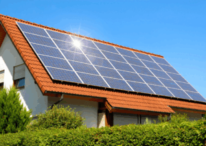 PV Anlage auf dem Dach